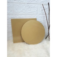 14 cm Gold Tart Cake Base Gold Hardcover Cake Base/ Cake Board/ Bento Cake Base Bento Cake Coaster B