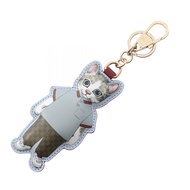 【二手】Gucci鑰匙圈 GUCCI x Higuchi Yuko GG Supreme Boris 851742 米色/ブラウン/多色皮革 GUCCI x Higuchi Yuko 女士掛飾