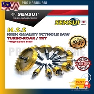 SENSUI HSS Hole Saw 13MM-100MM High Speed Steel/Saw Tip/Drill Bit Hole Cutter Tool for Wood Metal Al