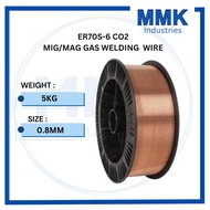 ER70S-6 CO2 MIG/MAG GAS WELDING WIRE 0.8MM 5KG  Hardware mata welding copper