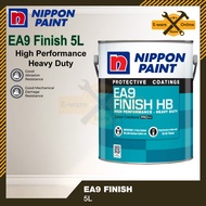 5L Nippon Paint Epoxy EA9 Red Oxide Primer With Hardener For Metal And Masonry