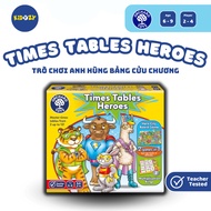 Trò chơi trí tuệ Times Tables Heroes - Orchard Toys phát triển trí tưởng tượng & học bảng cửu chương