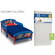 迪士尼反斗車王 - 美國 Delta Children 反斗車王幼童床架 + 美國製 Sealy Butterfly 幼童床褥套裝