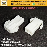 EL4.5 Female Connector Housing 2 Ways