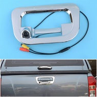 Car Rear View Reverse Camera Tailgate Trim Cover Fit for Toyota Hilux Vigo 2005-2014