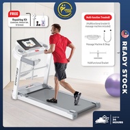 [UPGRADE] Electric Running Treadmill Machine Exercise With Handle &amp; Speaker Home Fitness Physiotherapy Equipment Berlari