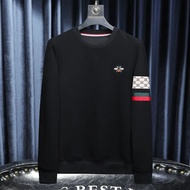 สลิมฟิตคอกลมแขนยาวเสื้อสเวตเตอร์สไตล์ลําลองสําหรับผู้ชายใหม่ฤดูใบไม้ผลิฤดูใบไม้ร่วงเวอร์ชั่นเกาหลีแฟ