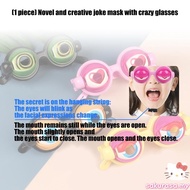 SAK Winking Glasses Party Favors Costume Toy Funny Crazy Eyes Glasses Prank Stuff Silly Party Favor 