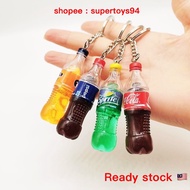 Sprite Fanta Bottle Keychain botol Cute Mini Bag Decoration Keychain Ready stock 🇲🇾