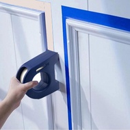 s2mwvn Painters Tape Applicator Masking Master Dispenser Portable Cutter for Floor Wall Painting Blu