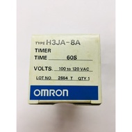 OMRON TIMER H3JA-8A AC100-120 60S