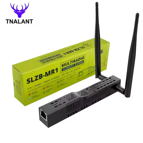 SLZB-MR1 Multiradio Zigbee3.0 Thread Coordinator with PoE Ethernet/USB/WiFi Bridge Compatible Zigbee