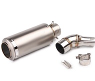 Pjga ท่อไอเสียรถจักรยานยนต์ท่อไอเสีย SC ท่อไอเสียเชื่อมท่อกลางพร้อมไอเสียสำหรับ Yamaha YZF R25 R30 R