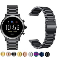 Stainless Steel Strap For Fossil Gen 5 Carlyle/Julianna Smart Watch Band Quick Release Straps For Q Explorist HR Gen 4/3