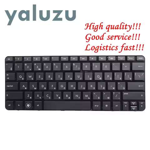 YALUZU New Russian Keyboard For HP Mini 210-3100 110-3600 110-3700 110-3800 110-3830NR 210-4000 RU L