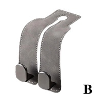 2 Hooks Car Tools Hook Hanger Car Seat Back Double Hook Seat Back Hook Hook for Car Vehicle Accessor