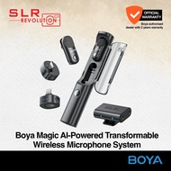 Boya Magic 4-in-1 Transformable Al-Powered Mini Wireless Microphone
