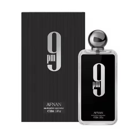Afnan 9 PM For Men Eau De Parfum, 3.4 Fl. Oz Pheromone men's cologne, long-lasting fragrance, Christ