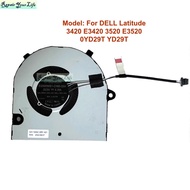 CPU Cooling Fan For DELL Latitude 3420 E3420 3520 E3520 0YD29T CN-0YD29T YD29T 023.100NC.001 Laptop 