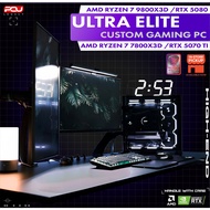 PCU CUSTOM HIGH END GAMING PC  / AMD RYZEN 7 7800X3D 9800X3D / RTX 5070 Ti 5080