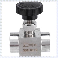 (PZXS) Equal Female Thread 304 Stainless Steel Flow Control Shut Off Needle Valve