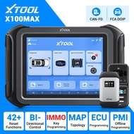 XTOOL X100MAX Key Programming Diagnostic Tool Bidirectional OBD2 Scanner ECU Coding Topology Map FCA