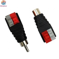 RCA Connector Connector Speaker Wire Type Optional Plug RCA Adapter Press
