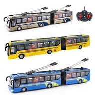 RC Children's Remote Control Car Bus Bus Extended Sightseeing Bus Wireless Electric Model Car Boy Sc