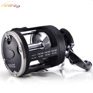3000l - 4000l Trolling Reel, Level Wind Fishing Reel, Conventional Reel for Salmon and Catfish