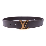 LOUIS VUITTON 牛皮皮革Ceinture LV Initial金扣皮帶