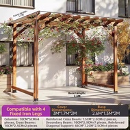 XiMei WoodWork | Decorative Outdoor Vine Arbor Sun and Rain Shelter