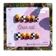 Ready-Made Gel Nails Beautiful Fire Pattern Complete With Nail Accessories Set
