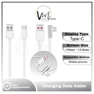 Cable Charger 6A Type-c 1M Cable Turbo Charger Usb Mi Cable / Type C Line L 1.5m USBA-A to 33w