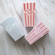 pizza box Kotak kertas popcorn sekali pakai, pembungkusan makanan ringan, pembungkusan cawan kertas,