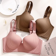 34-44bcd Large Size Frameless Deep V Adjustable Seamless Push-Up Bra Women Comfortable Sexy Underwea