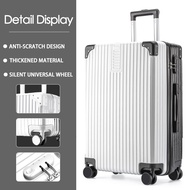 Travel luggage 24 inch ABS+PC Suitcase Bag Universal Wheel Combination Double Lock Large Capacity Ba