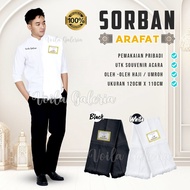 Plain White Arafat Turban - Arabic Fabric Turban - Hajj Wholesale - Woven Turban Serban Lelaki