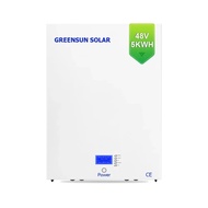 Greensun Solar 5KWH LiFePO4 Lithium  Powerwall 51.2V 100Ah Replace Lead Acid Battery