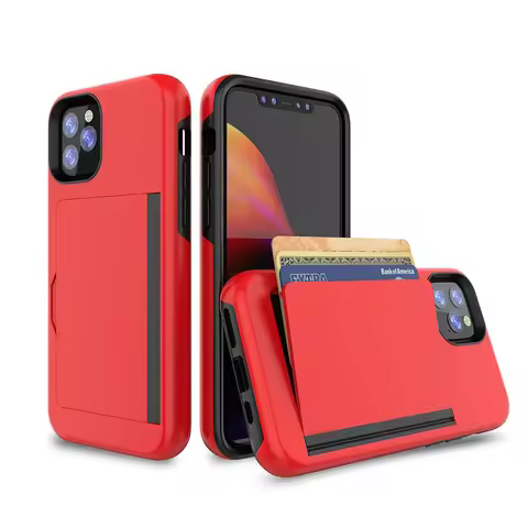 For iPhone 16 Pro MAX 15 14 13 12 11 7 8 Plus X XS MAX XR Case Wallet 3-Card ID Slot Card Holder Fli