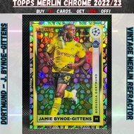 Merlin Chrome 2022/23: Vintage Merlin Refractor - Jamie Bynoe-Gittens (Borussia Dortmund)