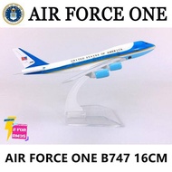 PRESIDENT TRUMP AIR FORCE ONE CARGO PASSENGER AEROPLANE DIECAST MODEL 16CM