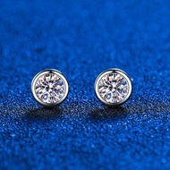 ❤️ $250-$299【0.30/0.50 Carat】1 PAIR S925 Sterling Silver Round Solitaire Moissanite diamond stud ear