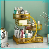 Alia Sturdy Metal Makeup Shelf Portable Organizers Without Assembly Need for Skincare Lipsticks Bath