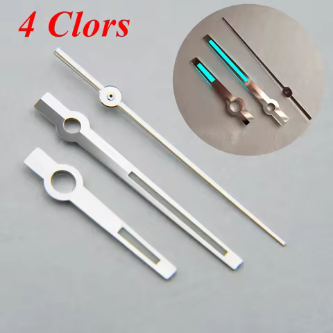 Luminous Watch Hands Dial Components Compatible For Rolex Datejust 41mm 3135/3235/3255 Sliver Blue G