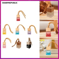 [Sharprepublic] Hanging Car Air Freshener Diffuser Bottle 8ml Aroma Fragrance Holder Auto