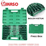 [12pcs] Mikaso Screwdriver With Slotted Phillips Cr-V Steel