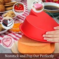 Ready Stock- 8 inch Silicone Heart LOVE Shaped Cake Pans Silicone Cake Mold Reusable Silicone Cake L
