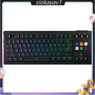 K1 PRO Visual LCD AI Keyboard 80% Gaming Mechanical Keyboard Macro Wired Detachable Cable RGB Backli