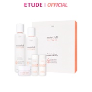 ETUDE Moistfull Collagen Skin Care Set (2 Kinds : Toner 200 ml Emulsion 180 ml + ของแถมในเซ็ต 3 ชิ้น