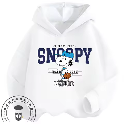 Fashion Kawaii Kids Hoodie Cute Cartoon Graphic Autumn Winter Casual Sweatshirt Snoopy 3 14